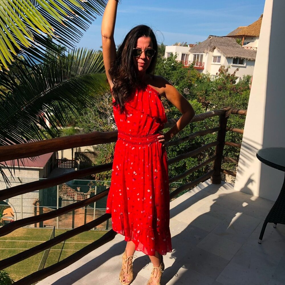 Joie Silk Off The Shoulder Dress